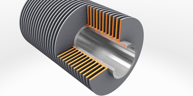 render of air cooled heat exchanger