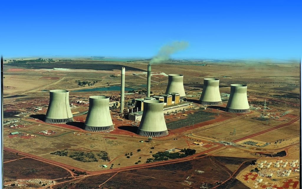 Indirect Dry Cooling Towers (IDCT) in Kendal, South Africa by SPG Dry Cooling