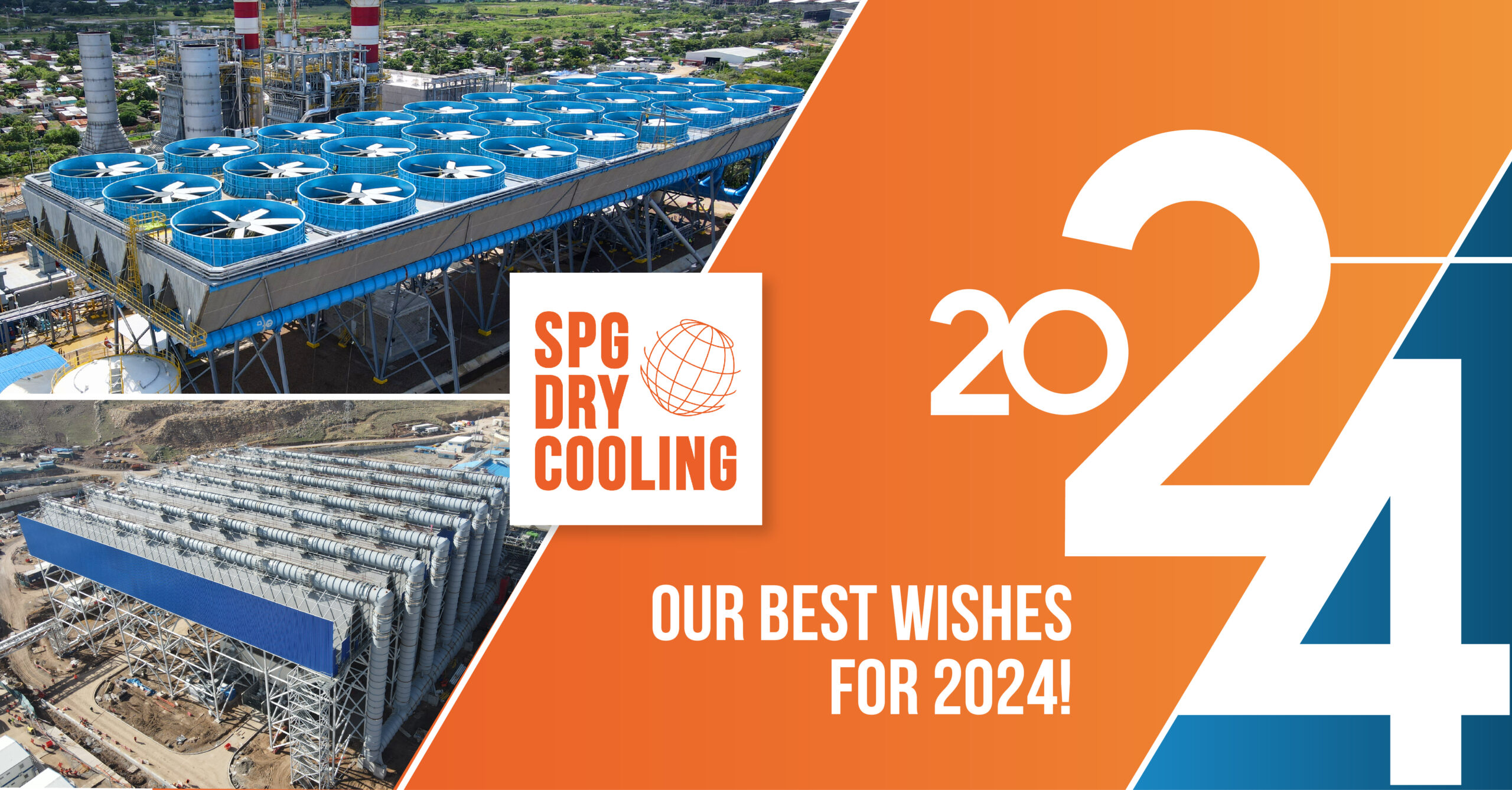 Best wishes for 2024 from us to you! SPG Dry Cooling