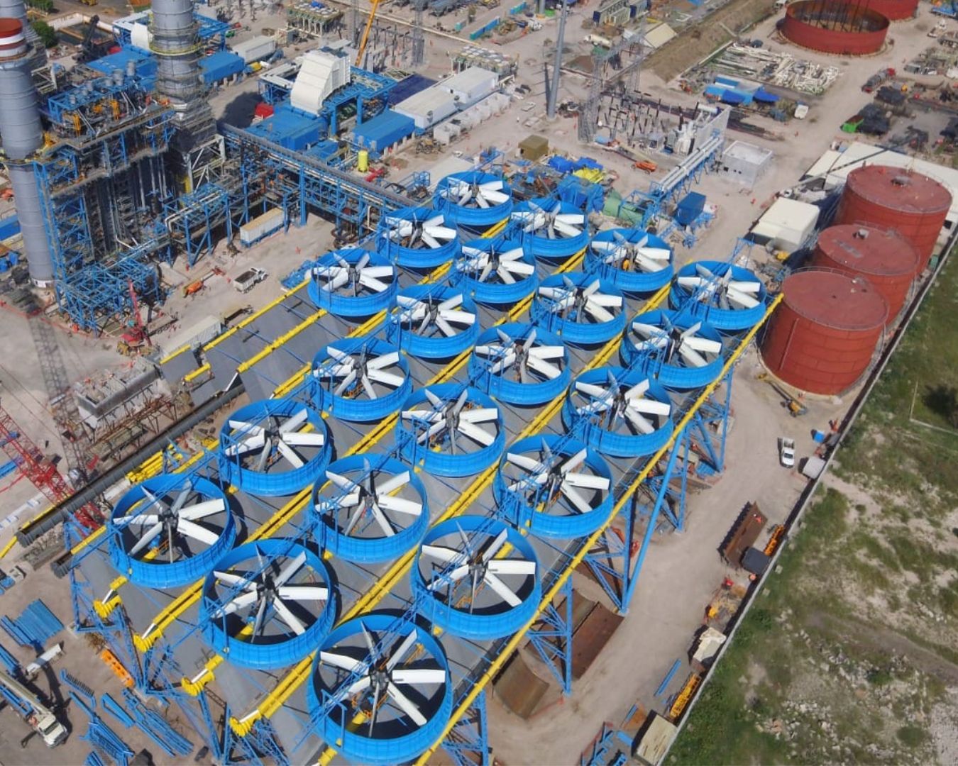 W-Style innovative air cooled condenser SPG Dry Cooling Mexico